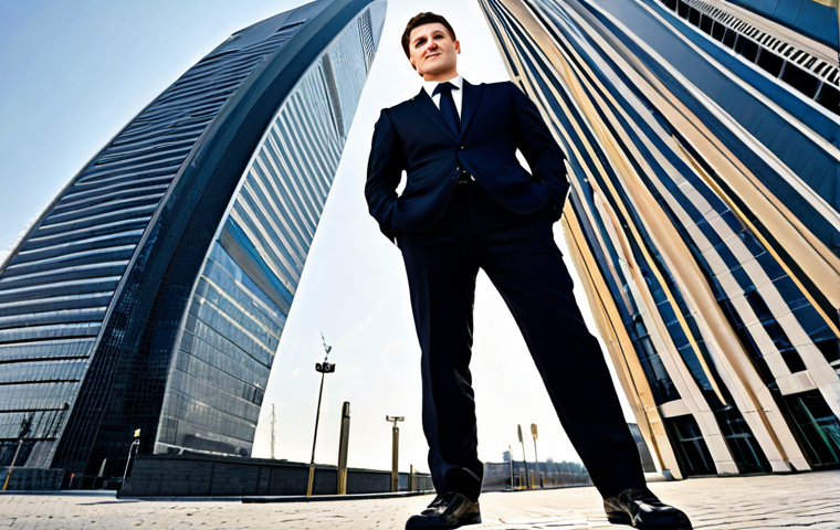 Architect in Modern Moscow**

"A young, ambitious architect, fully clothed in professional attire (stylish dark suit), standing confidently in front of a newly constructed, modern building in the Moscow International Business Center (Moscow City district). The image should convey innovation and success. Wide angle shot, natural lighting, safe for work, appropriate content, professional, perfect anatomy, correct proportions, well-formed hands, natural body proportions, high resolution."

**