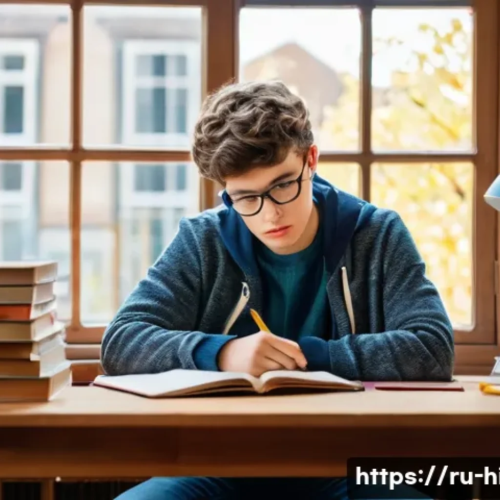 고등학교 사회탐구 과목 선택법 - A thoughtful high school student sitting at a wooden desk in a cozy study room filled with books on ...
